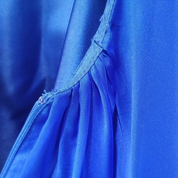 La Femme Electric Blue Formal Dress - Picture 7 of 10